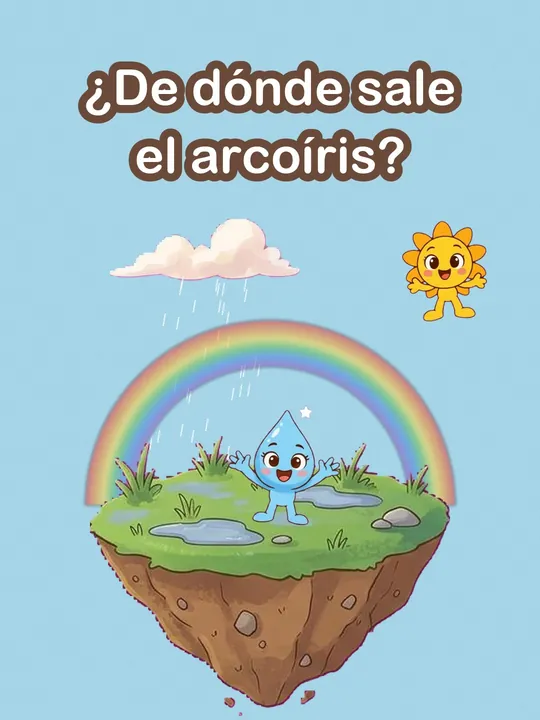 ¿De dónde salen los colores del arcoíris?