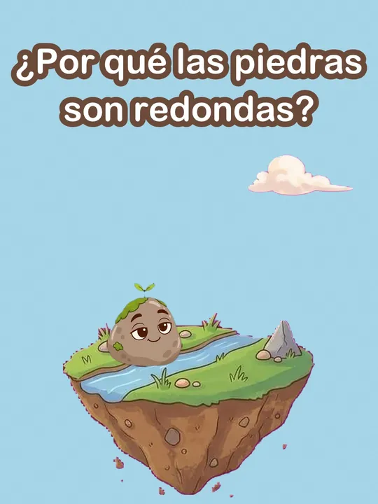 ¿Por qué las piedras del río son redondas?