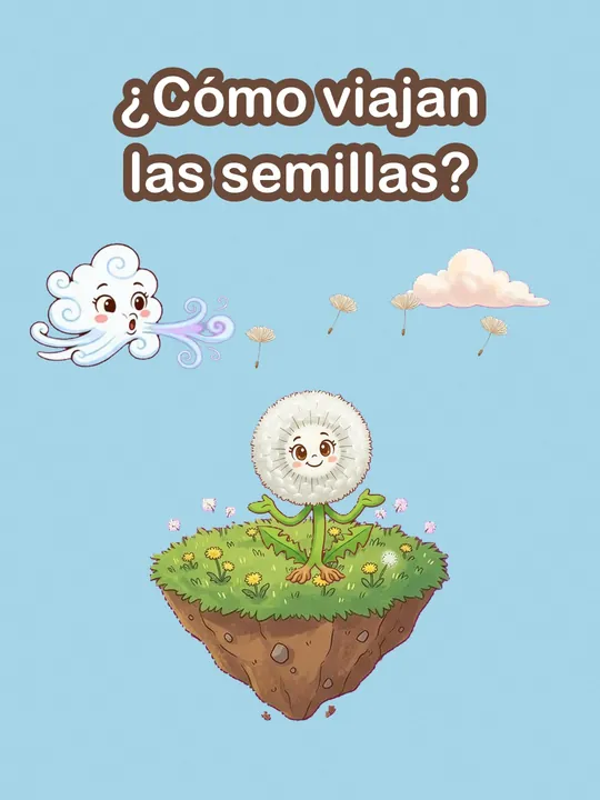 ¿Cómo viajan las semillas?